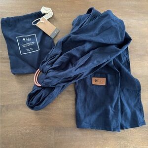 Kyte BABY Linen Ring Sling in Navy